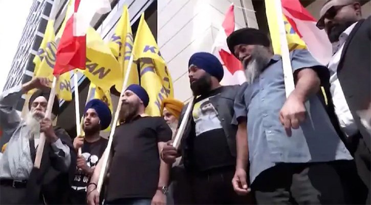 কানাডায় ভারতীয় দূতাবাস দখলের ঘোষণা