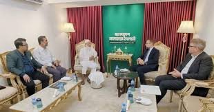 জামায়াত আমিরের সঙ্গে ডেনিশ রাষ্ট্রদূতের সাক্ষাৎ