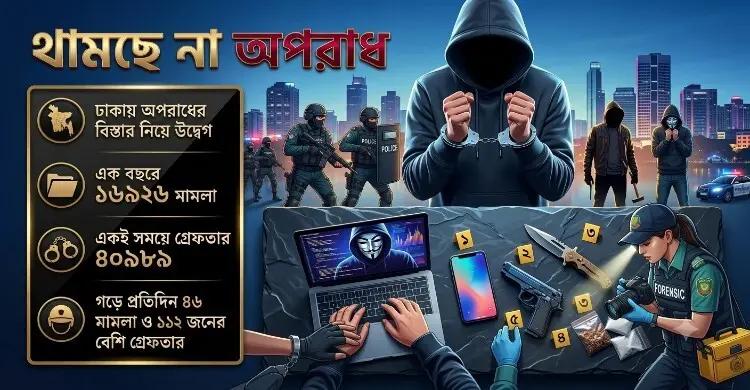 ঢাকায় ১৭ হাজার মামলা,তবু কাটছে না উদ্বেগ