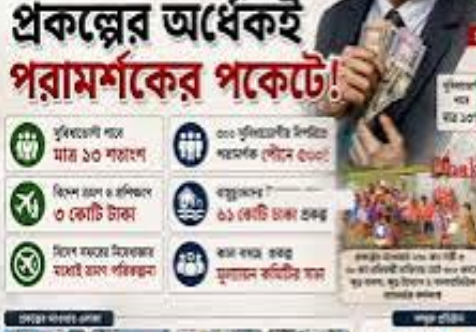 ৬১ কোটি টাকার প্রকল্পে ব্যয় কাঠামো নিয়ে প্রশ্ন